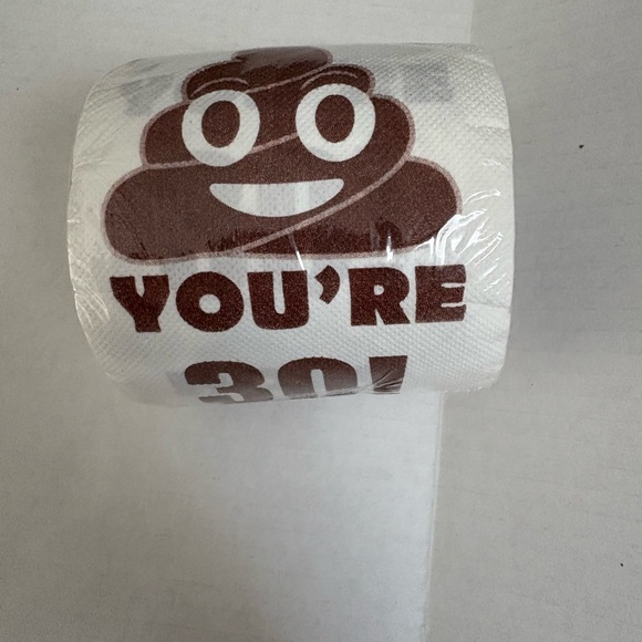 Unbranded Other - Funny 30th Birthday Toilet Paper - Brown and White